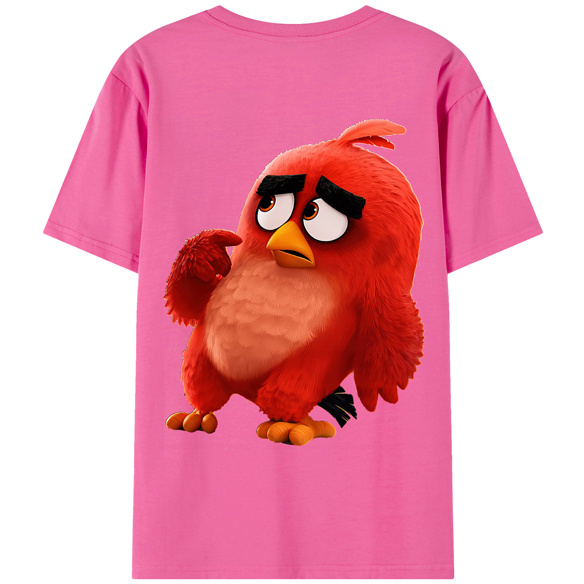 （画像用） Angry Birds アングリーバード レディース半袖Tシャツ(バックプリント)